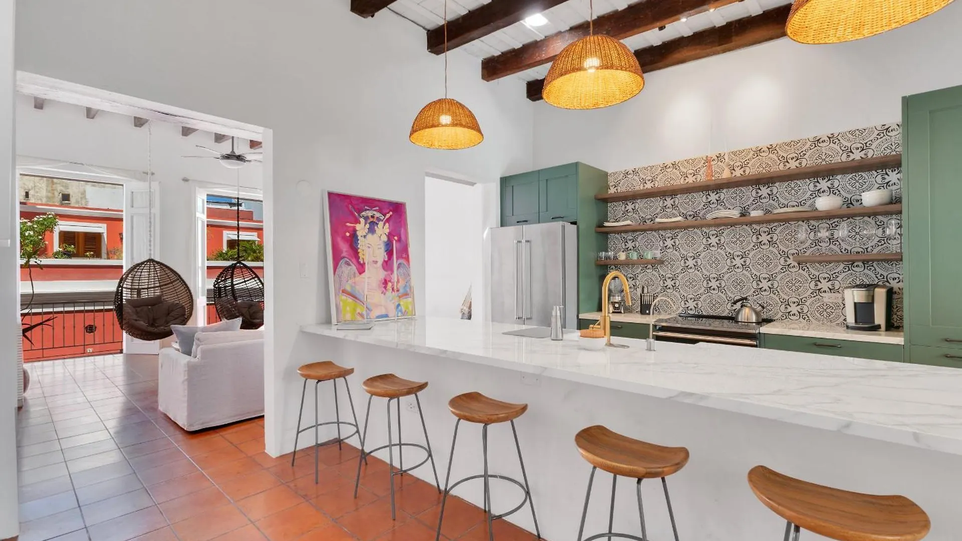 Whole Home With Lush Patio In Heart Of Old San Juan